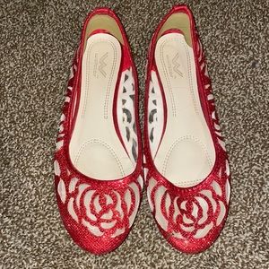 Walstar Red Sparkle Flats